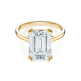 Emerald cut diamond 5.00 cts ring