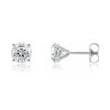Round brilliant studs 5.00 cts total weight