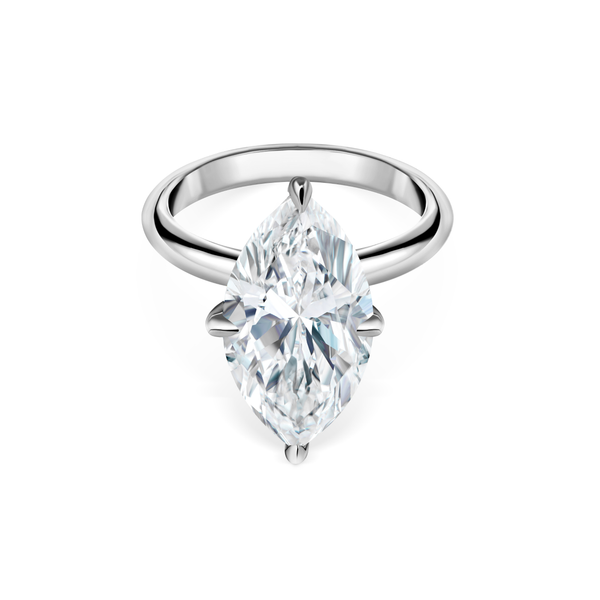 Marquise cut diamond  5.00 cts ring