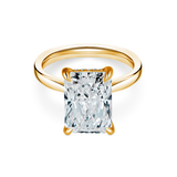 Radiant cut diamond 5.00 cts ring