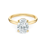 Oval shape diamond 2.00 cts ring