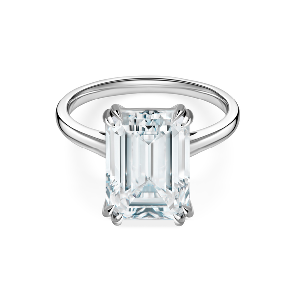 Emerald cut diamond 5.00 cts ring