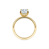 Oval shape diamond 2.00 cts ring