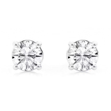 Round brilliant studs 3.00 cts total weight