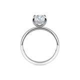 Oval shape diamond 2.00 cts ring