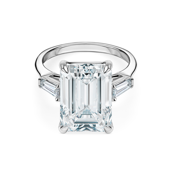 Emerald cut diamond 10.00 cts ring