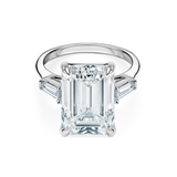 Emerald cut diamond 10.00 cts ring