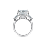 Emerald cut diamond 10.00 cts ring