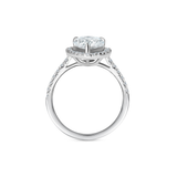 Pear shape diamond 2.00 cts ring