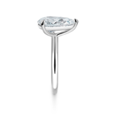 Pear shape diamond 3.00 cts ring