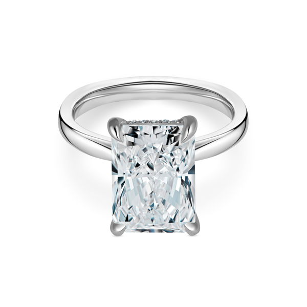 Radiant cut diamond 5.00 cts ring