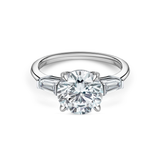Round brilliant diamond  3.00 cts ring