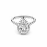 Pear shape  diamond 3.00 ct ring