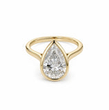 Pear shape  diamond 3.00 ct ring